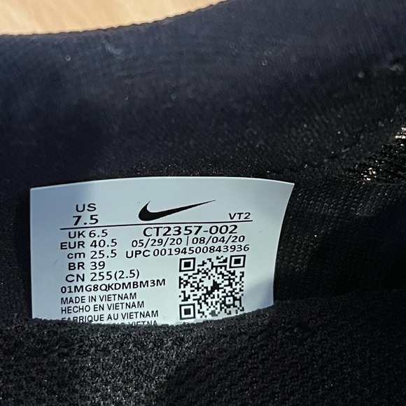 Nike Men's React Infinity Run Flyknit 2 Running Shoes Black - Picture 10 of 13